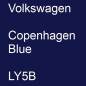 Preview: Volkswagen, Copenhagen Blue, LY5B.